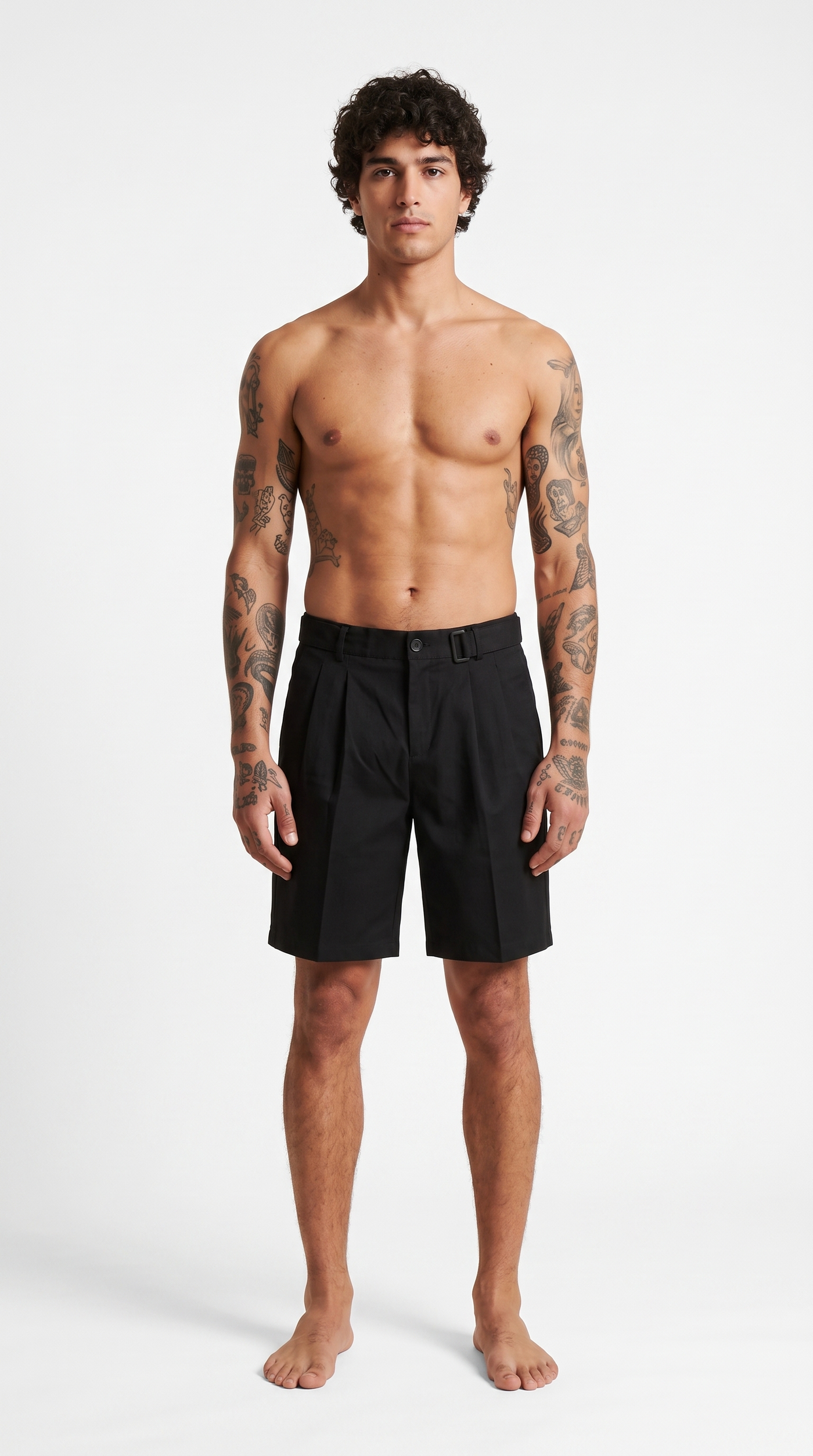 Nylon Shorts — Black